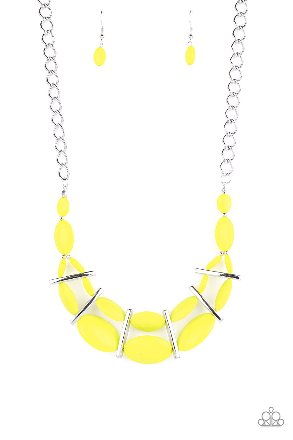 Paparazzi Accessories - Law of the Jungle - Yellow Necklace