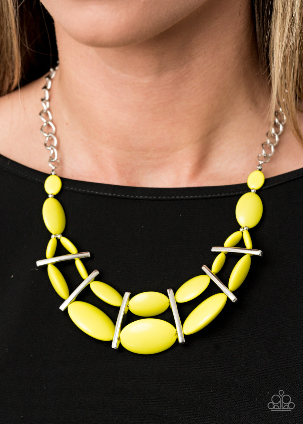 Paparazzi Accessories - Law of the Jungle - Yellow Necklace