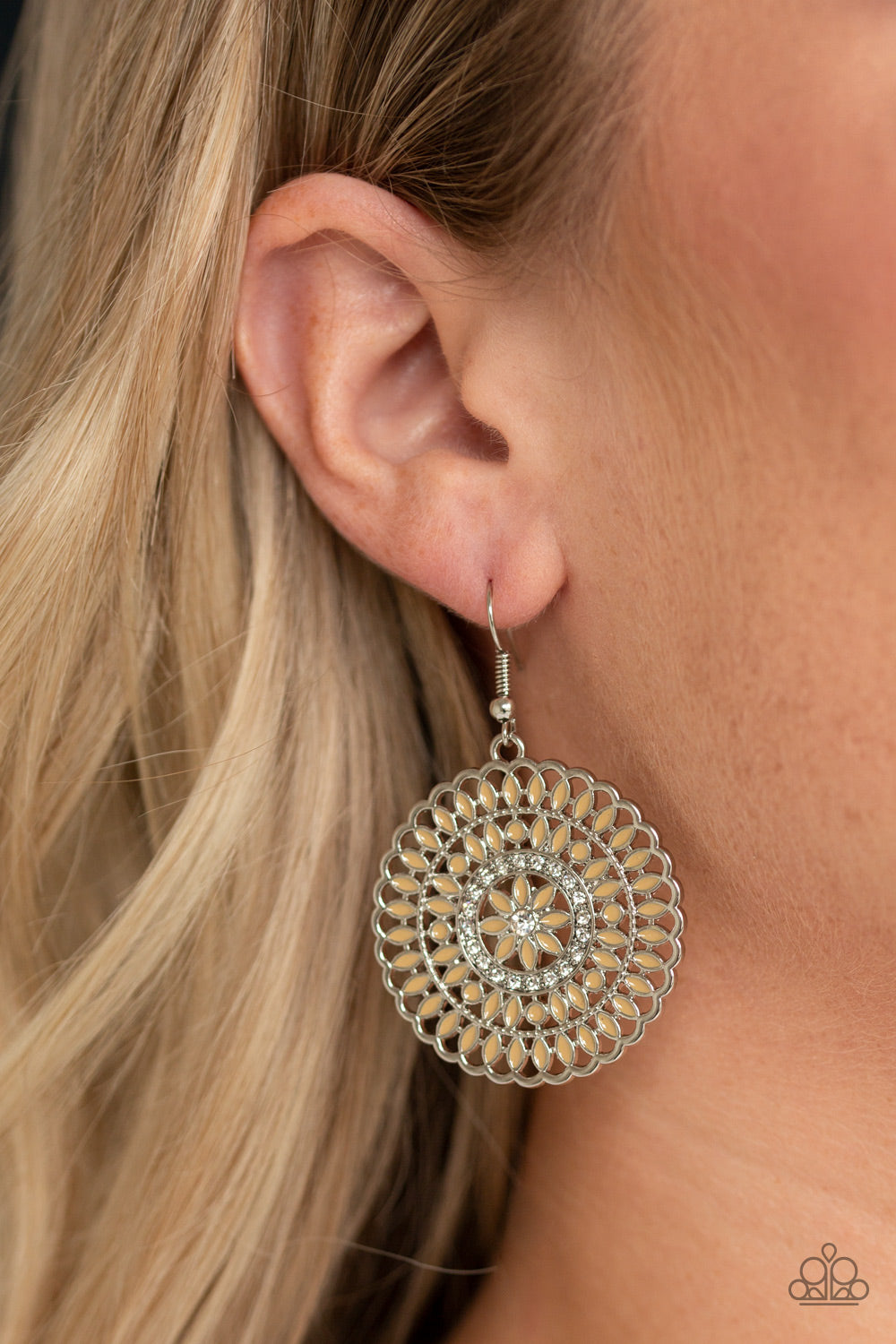Paparazzi Accessories - PINWHEEL and Deal - Brown Earrings