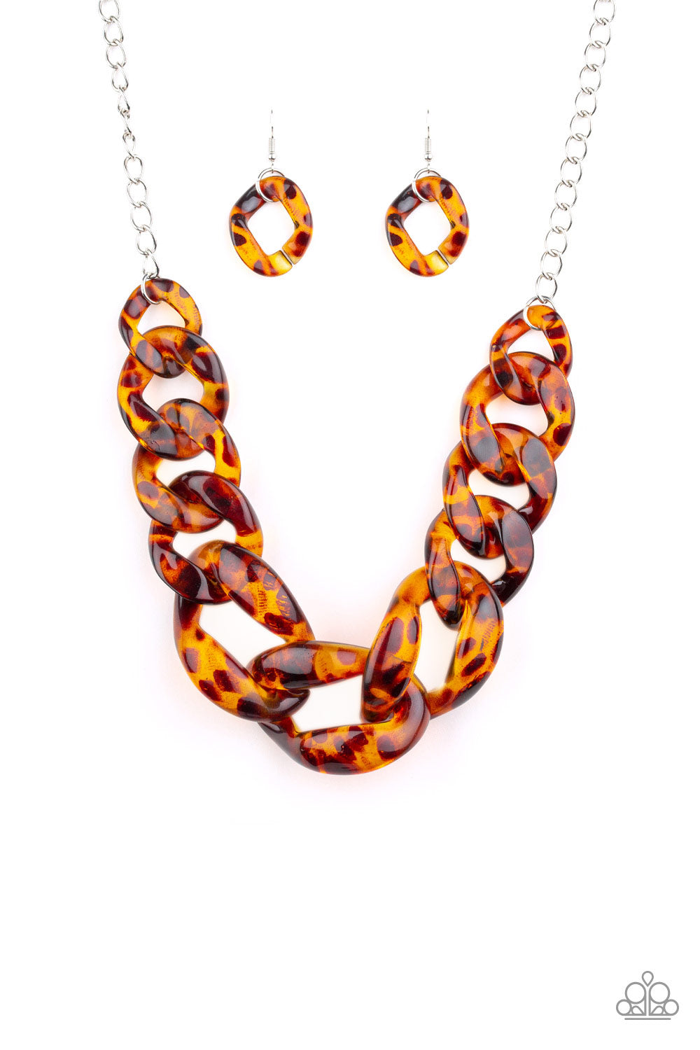 Red HAUTE Mama  Brown Necklace - TheMasterCollection