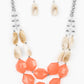 Paparazzi Accessories - Seacoast Sunset - Orange Necklace
