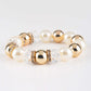 Camera Chic Gold/White Bracelet - TheMasterCollection