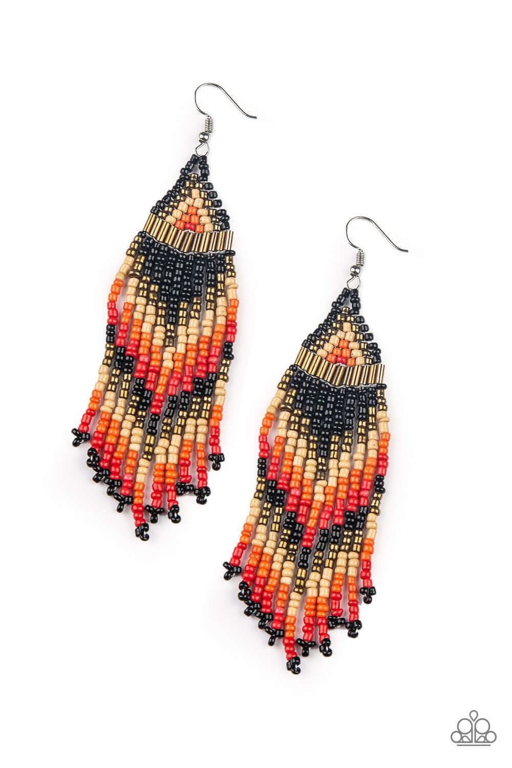 Colors Of The Wind Black Earrings - TheMasterCollection
