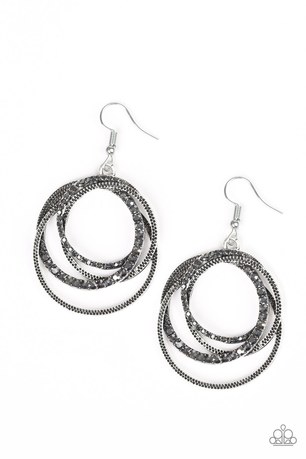 Elegantly Entangled Silver Earrings - TheMasterCollection