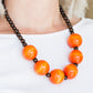 Paparazzi Accessories  - Oh My Miami - #N119 Orange Necklace