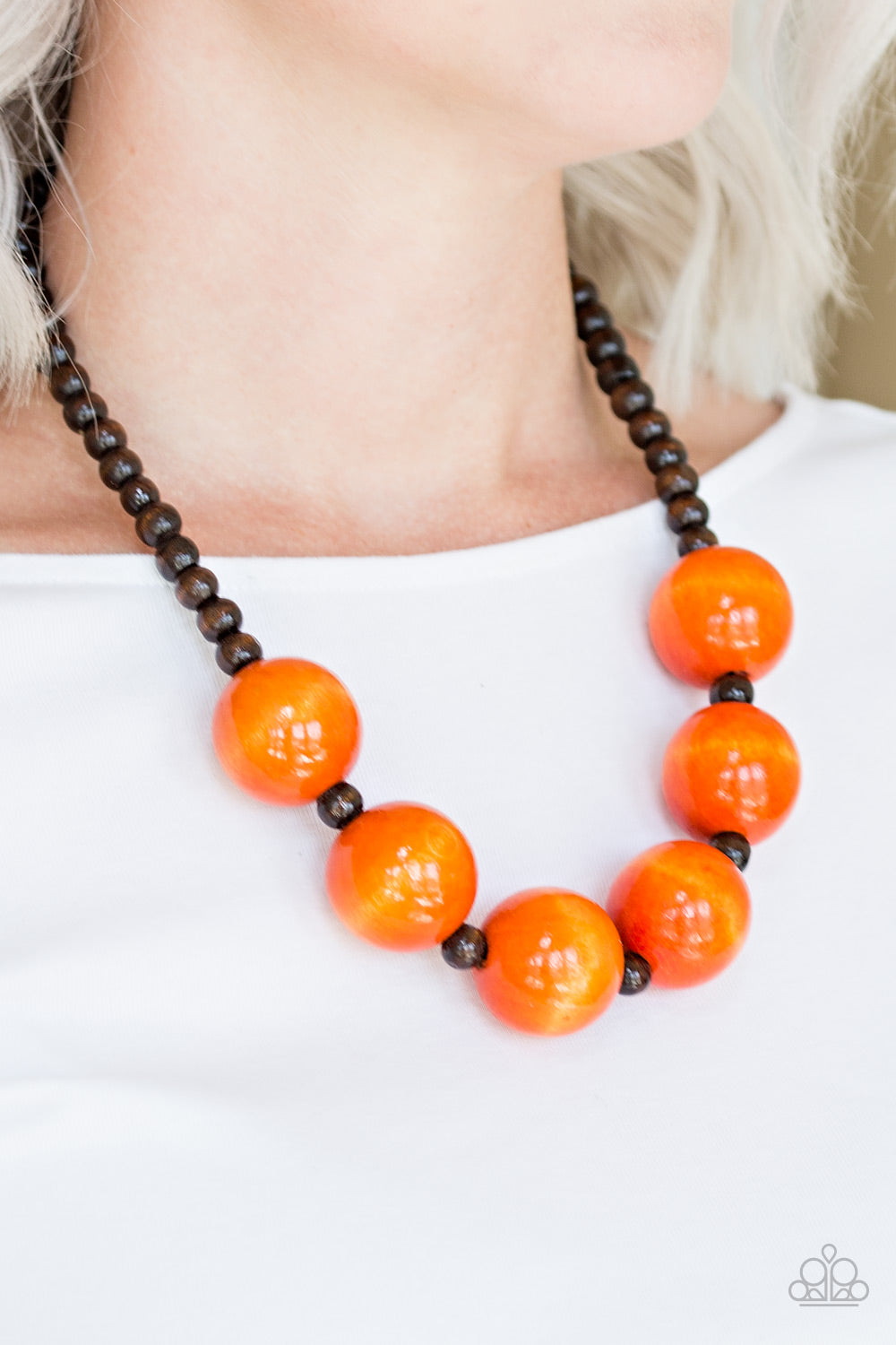 Paparazzi Accessories  - Oh My Miami - #N119 Orange Necklace
