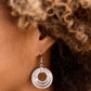 Paparazzi Accessories  - Open Plains #E100 - Silver Earrings