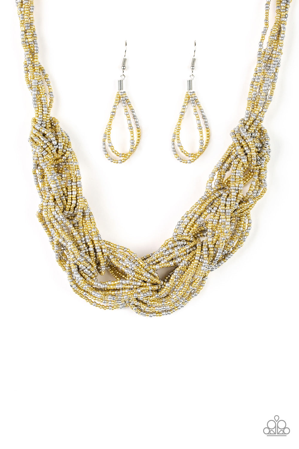 Paparazzi Accessories - City Catwalk #N543- Gold Necklace
