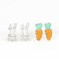 Paparazzi Accessories - EASTER BUNNY EGG CHICK CARROT PEARL & RHINESTONE #SS12 - Starlet Shimmer Earrings