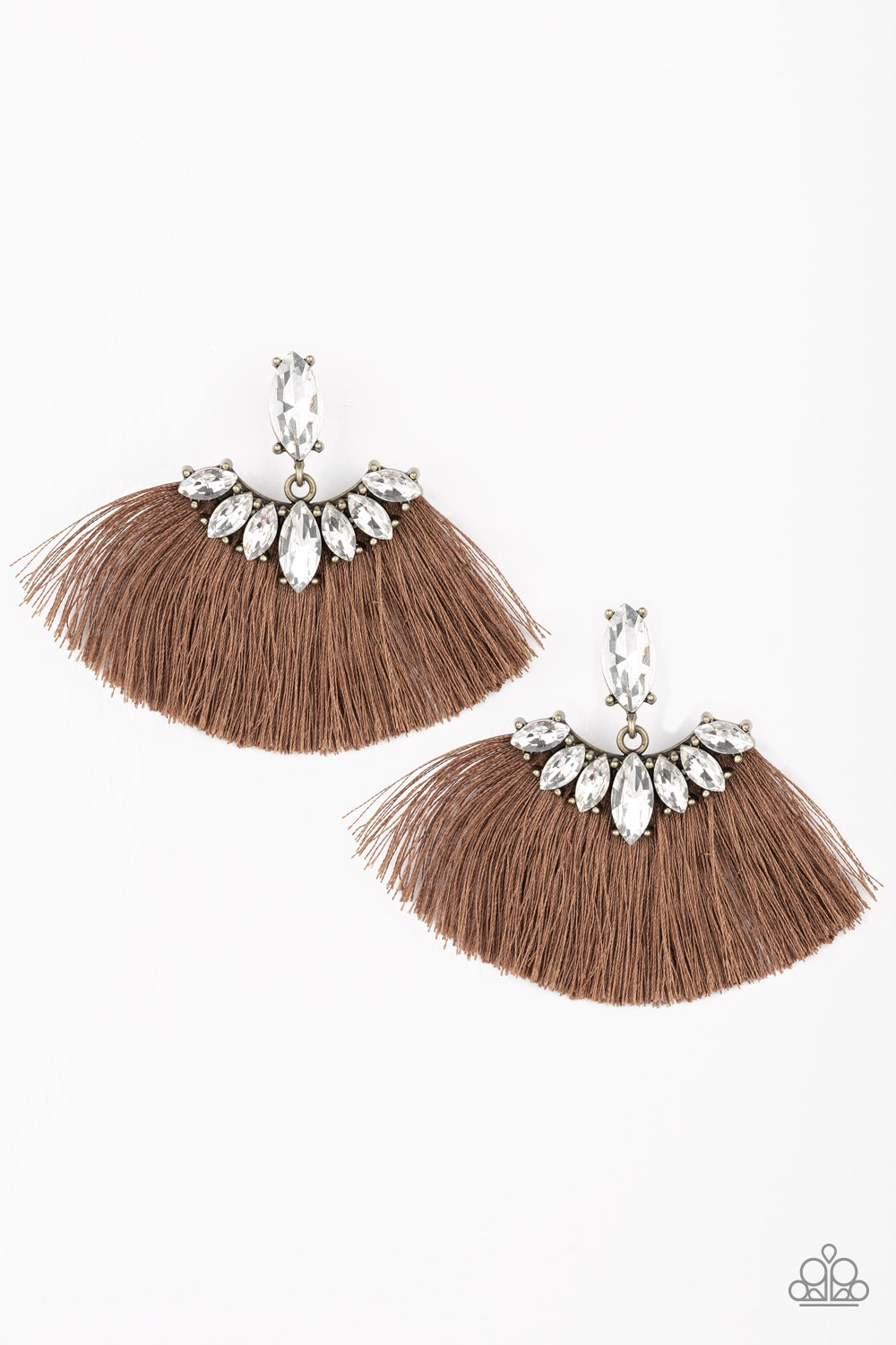 Formal Flair - Brown Earring - TheMasterCollection