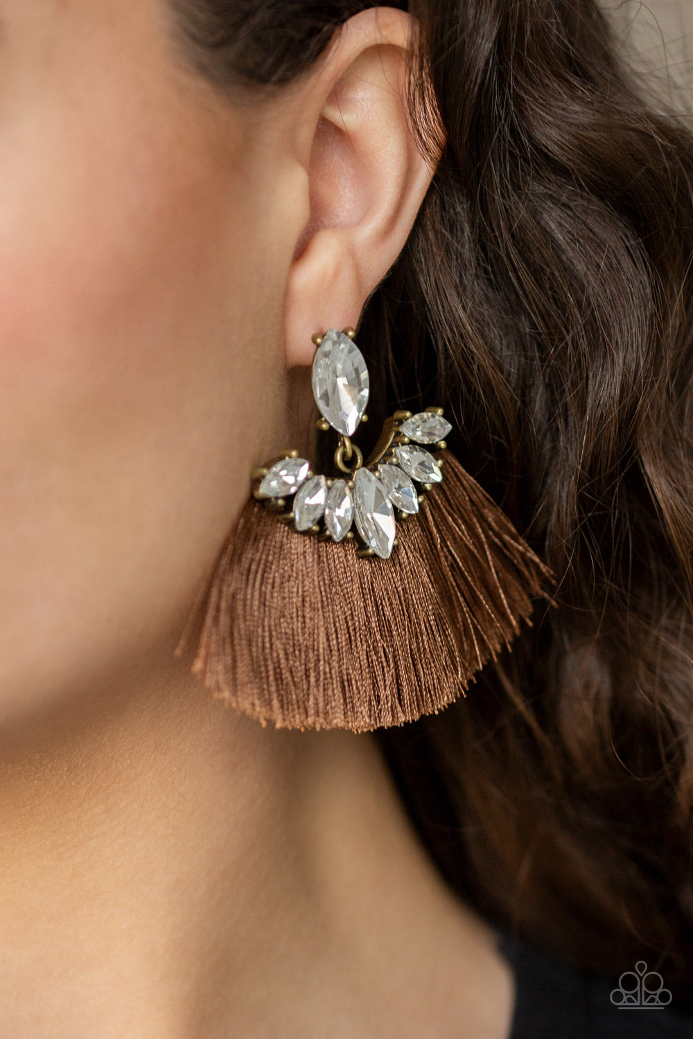Formal Flair - Brown Earring - TheMasterCollection