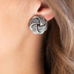 Paparazzi Accessories  - Noticeably Knotted #E98 Bin 20 - Silver Earring