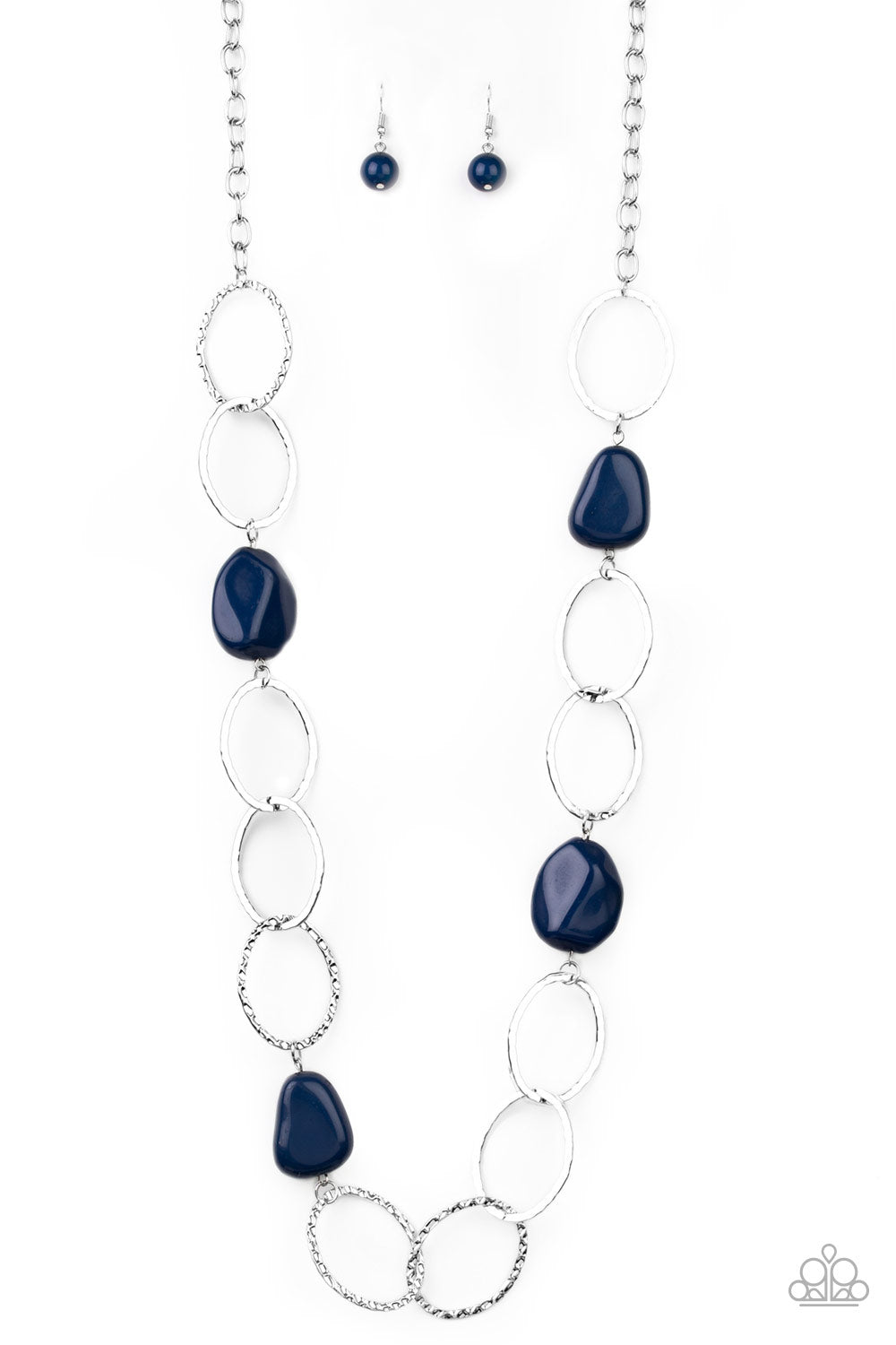 Paparazzi Accessories - Modern Day Malibu #N250 - Blue Necklace