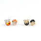 Paparazzi Accessories - HALLOWEEN SPIDER SPIDERWEB #SS13 - Starlet Shimmer Earrings