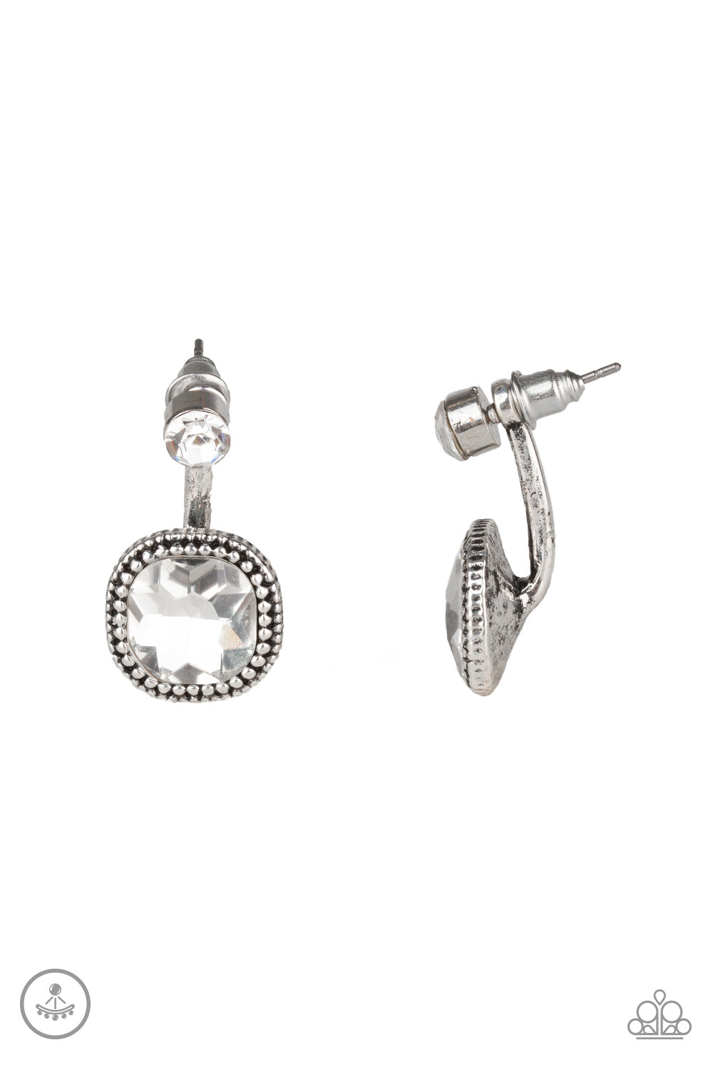 Paparazzi Accessories - Celebrity Cache - White Earrings
