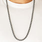 Paparazzi Accessories - Go Down Fighting #N456 - Black Urban Necklace