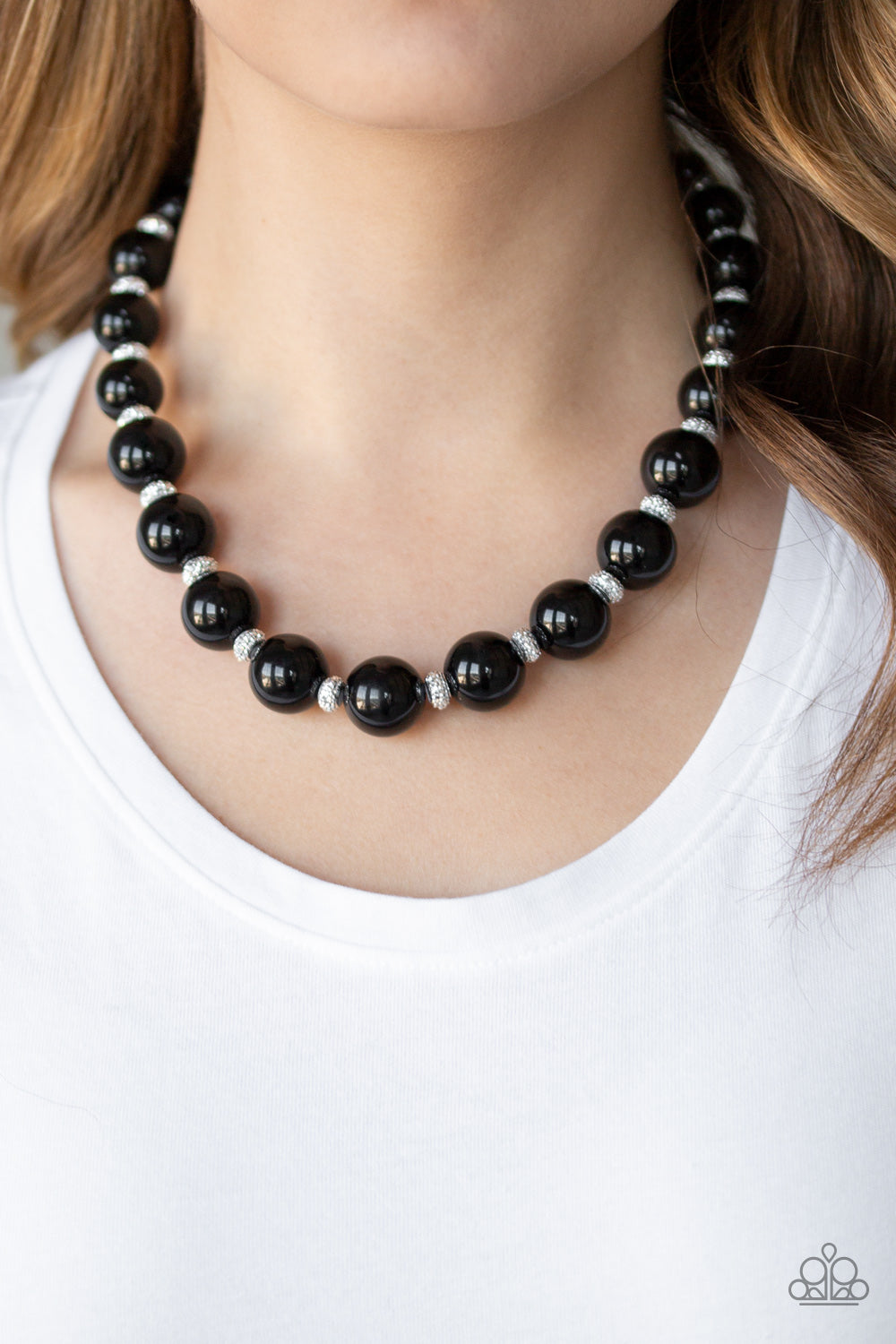 Paparazzi Accessories - Uptown Heiress #N670 - Black Necklace