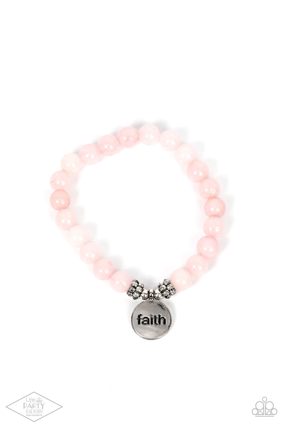 Paparazzi Accessories - FAITH It, Till You Make It #B288 - Pink Bracelet