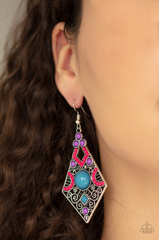 Paparazzi Accessories - Malibu Meadows - Multi Earrings