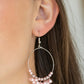 Paparazzi Accessories  - The PEARL-fectionist #E129 Peg - Pink Earrings