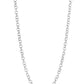 Paparazzi Accessories - Courtside Couture #N531 - Silver Urban Necklace