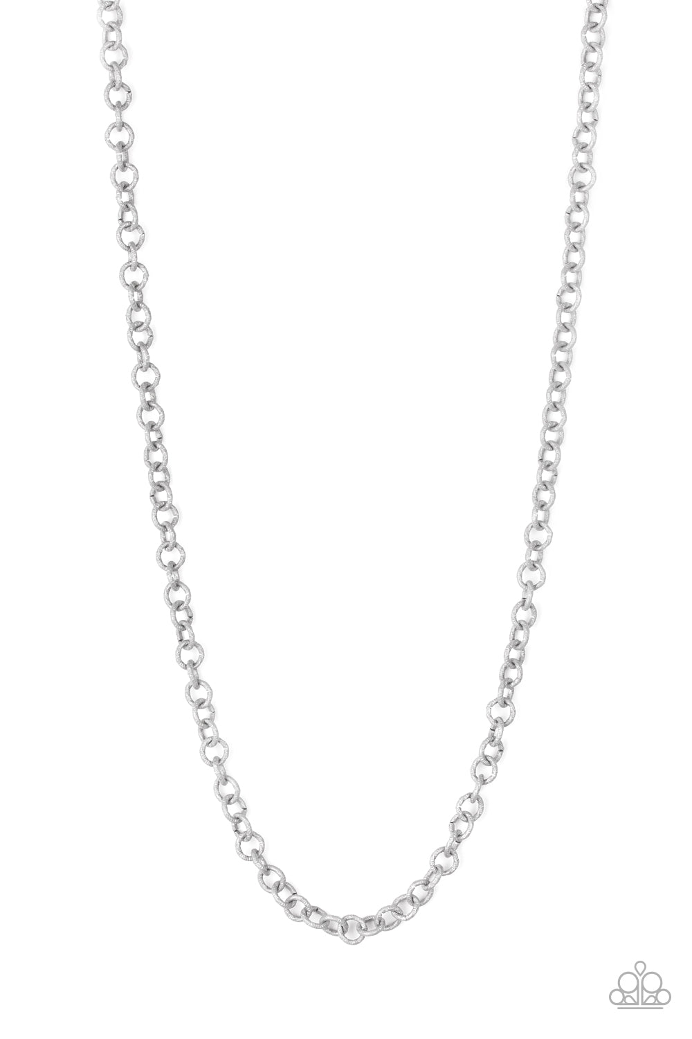 Paparazzi Accessories - Courtside Couture #N531 - Silver Urban Necklace