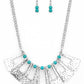 Paparazzi Accessories - Terra Takeover - Blue Necklace