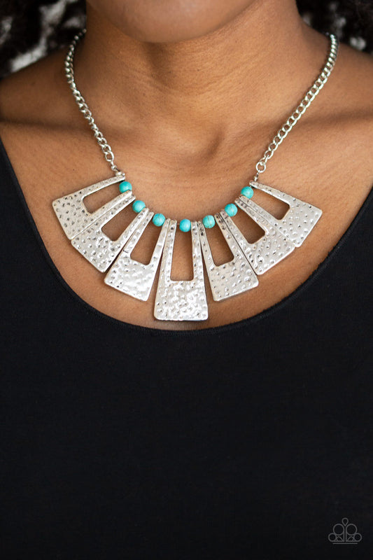 Paparazzi Accessories - Terra Takeover - Blue Necklace