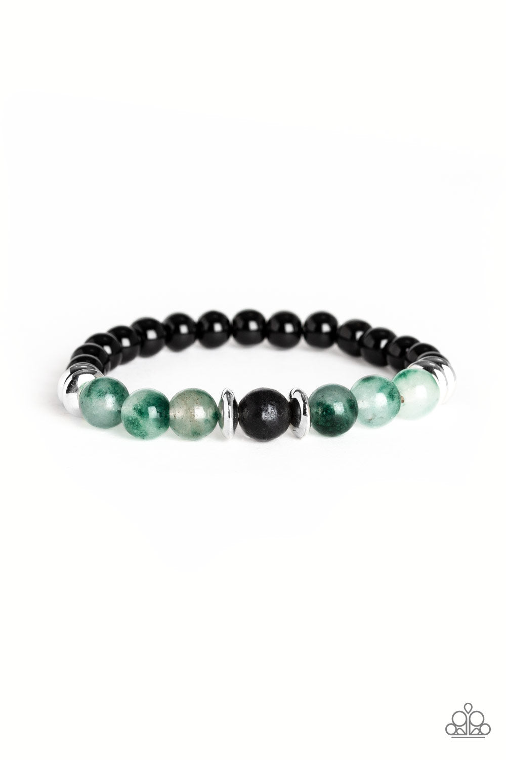 Paparazzi Accessories - World Peace - Green Urban Bracelet