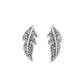 Paparazzi Accessories - Feathered Fortune  L3 - Silver Earrings