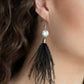 Paparazzi Accessories - Feathered Flamboyance - Black Earrings