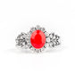 Glitter Garden - Red Ring - TheMasterCollection