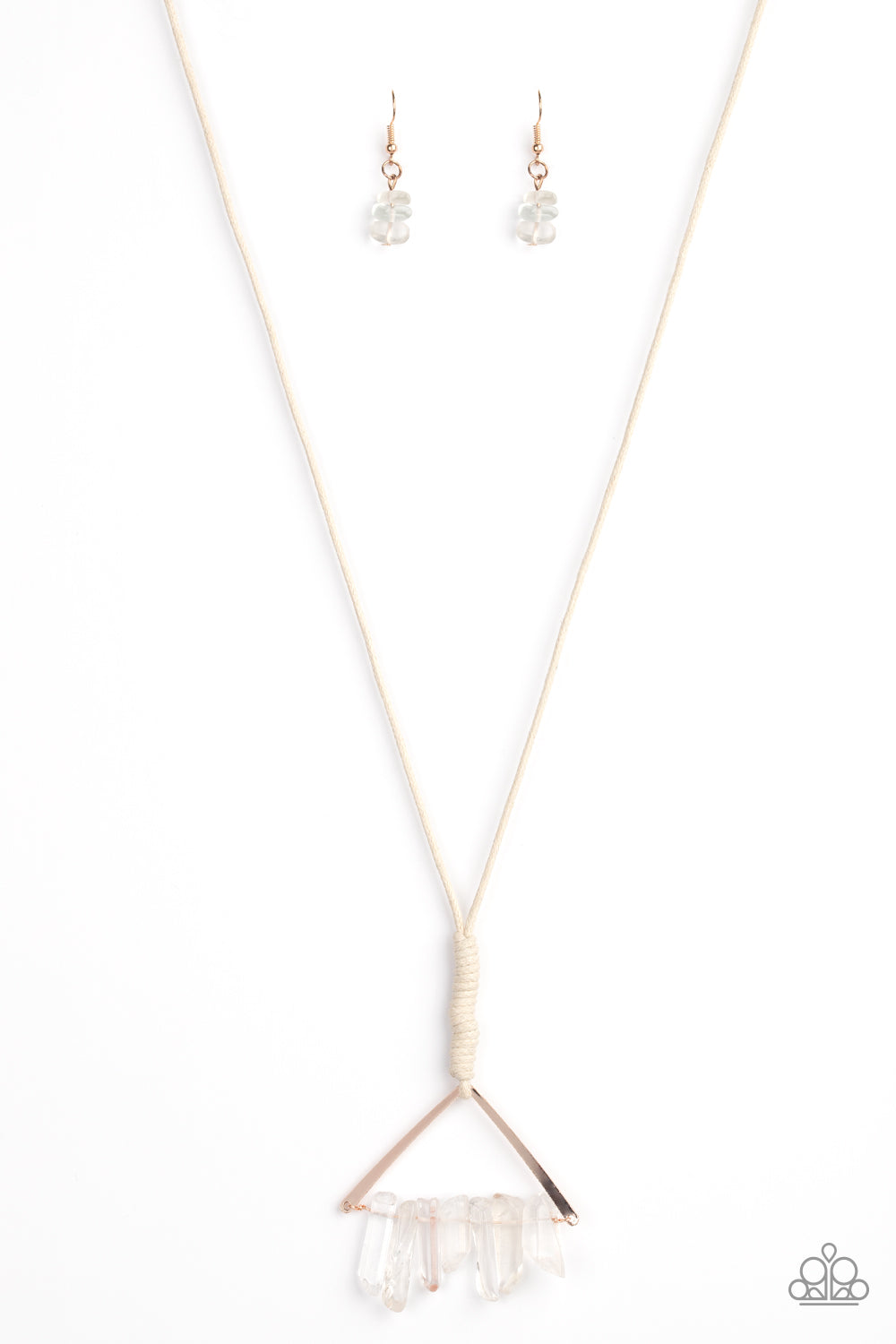 Paparazzi Accessories - Raw Talent - Rose Gold #N513 - Necklace
