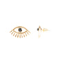Paparazzi Accessories - Dont Blink - Gold Earrings