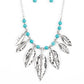 Paparazzi Accessories - Highland Harvester - Blue Necklace