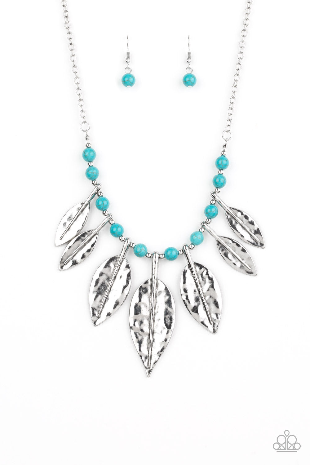 Paparazzi Accessories - Highland Harvester - Blue Necklace