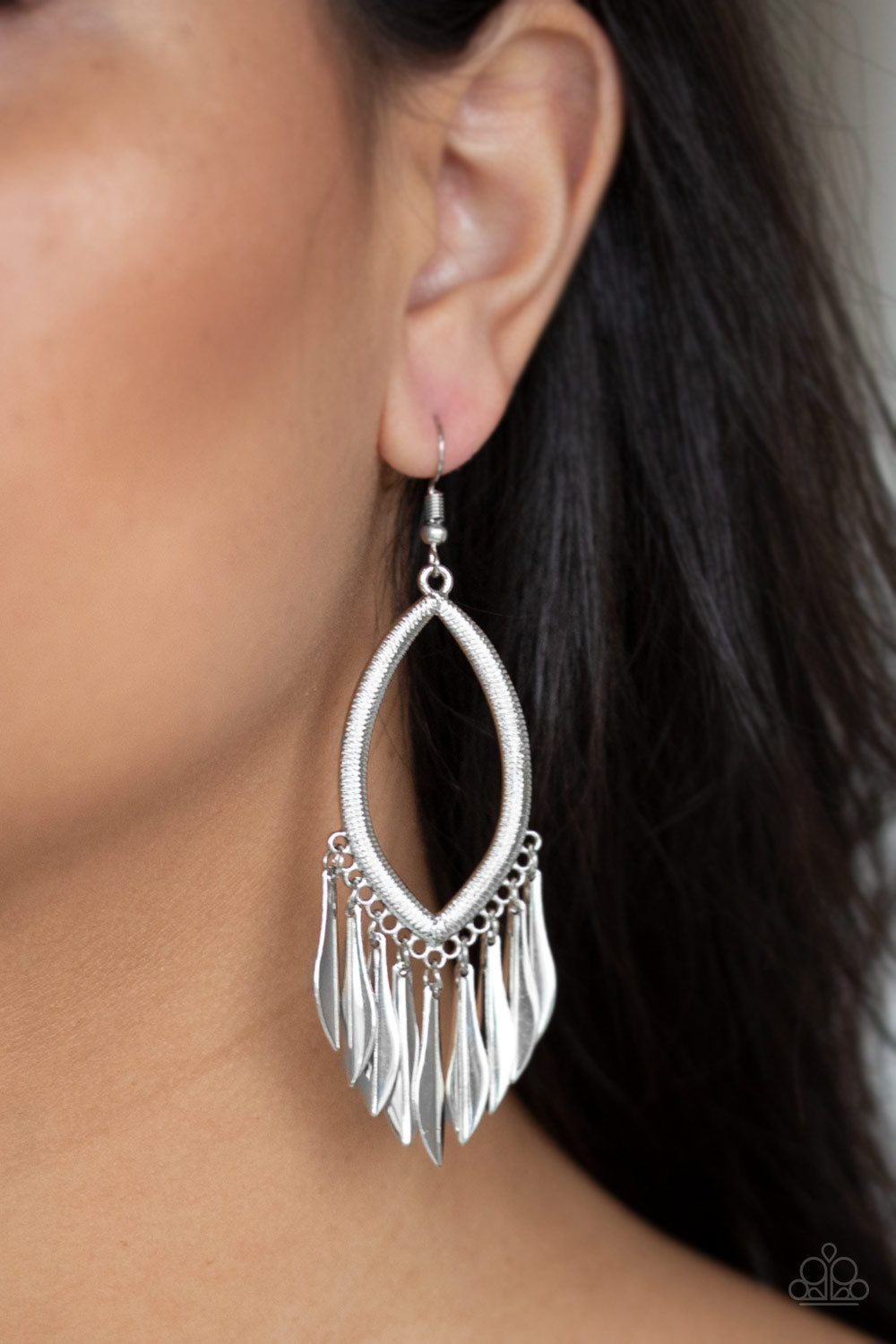 My FLAIR Lady - Silver Earring - TheMasterCollection