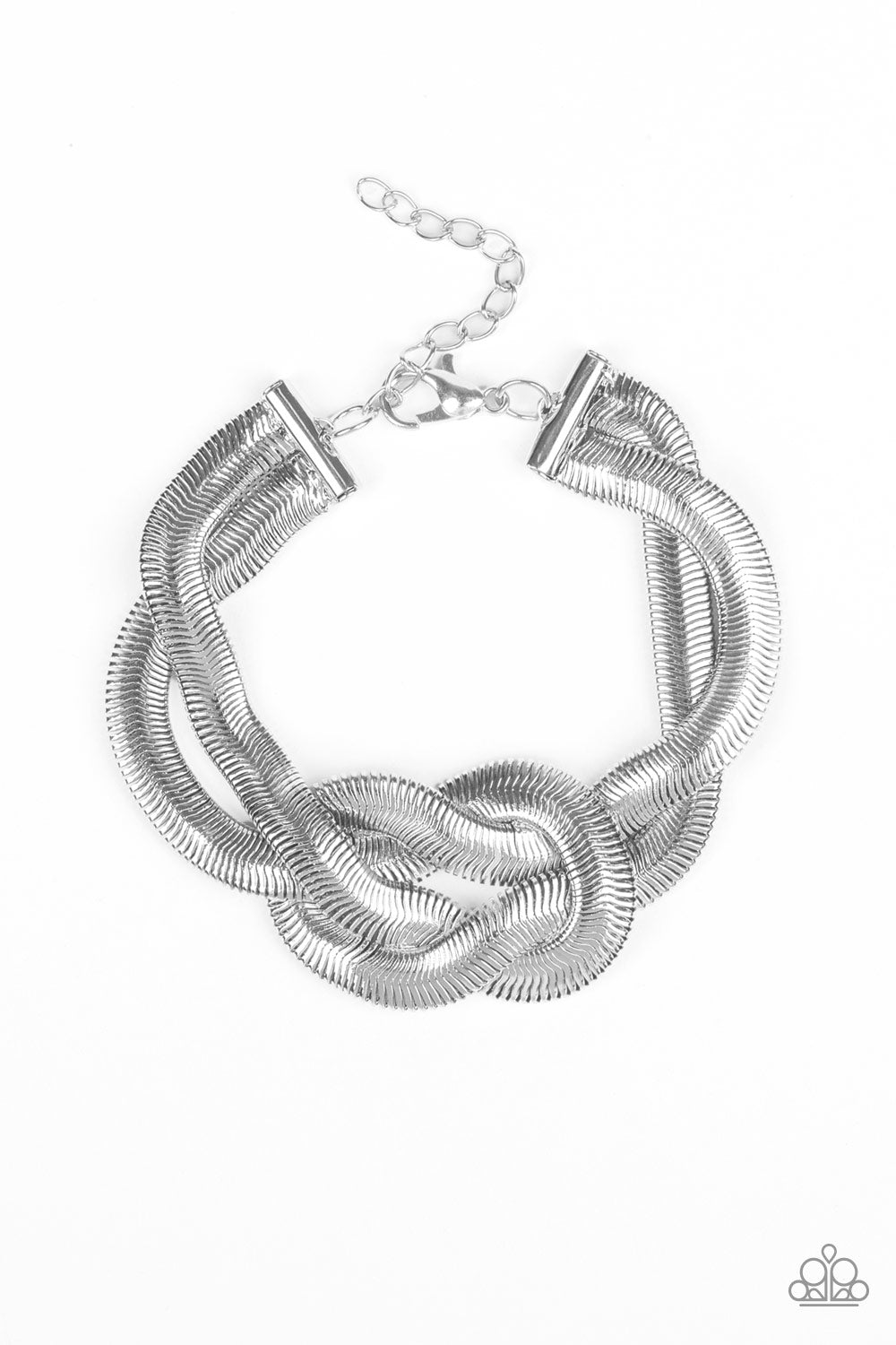 Paparazzi Accessories - To The Max - Silver Bracelet