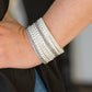 Paparazzi Accessories - Victory Shine - White Bracelet