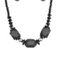 Paparazzi Accessories  - Costa Maya Majesty #N164 Black Necklace