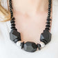 Paparazzi Accessories  - Costa Maya Majesty #N164 Black Necklace