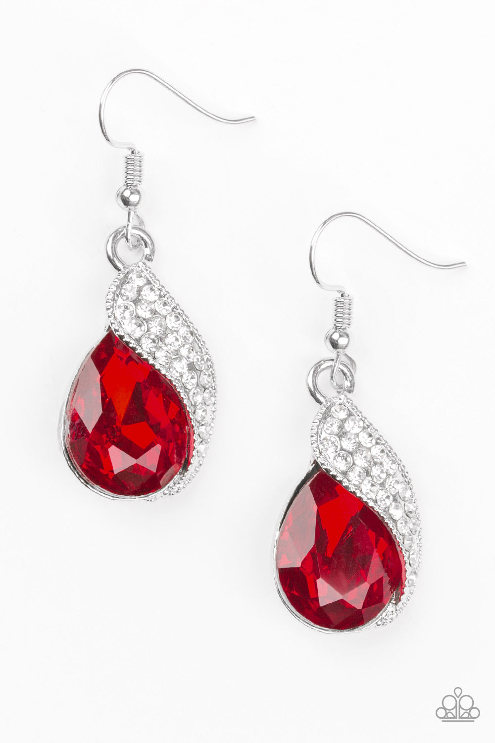 Easy Elegance Red Earrings - TheMasterCollection