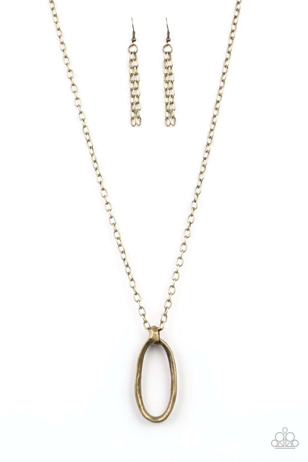 Paparazzi  Accessories - Grit Girl #N748 Peg - Brass Necklace