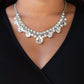 Paparazzi Accessories - Knockout Queen - White Necklace