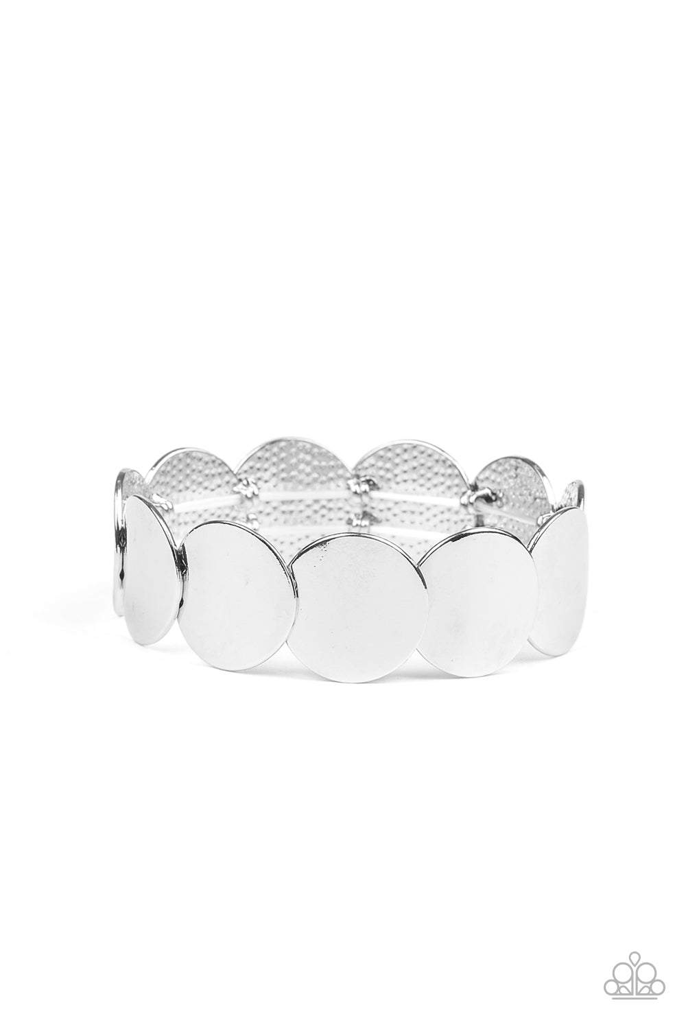 Paparazzi Accessories - Industrial Influencer #B457 - Silver Bracelet