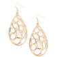 Paparazzi Accessories - Reshaped Radiance - Gold Earrings