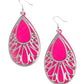 Paparazzi Accessories - Loud and Proud - Pink Earrings