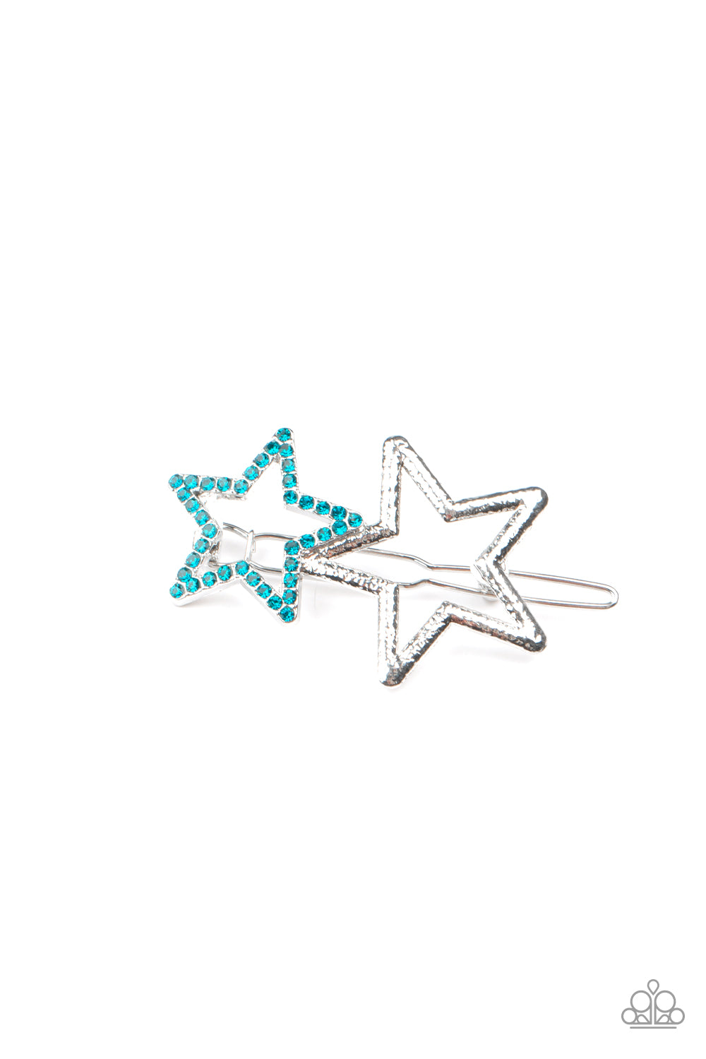 Paparazzi Accessories - Lets Get This Party STAR-ted! - Blue Hair Clip