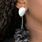 Paparazzi Accessories - Petal Pathways - Black Earrings