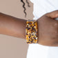 Paparazzi Accessories - HAUTE Under The Collar - Yellow Bracelet